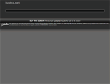 Tablet Screenshot of lustra.net